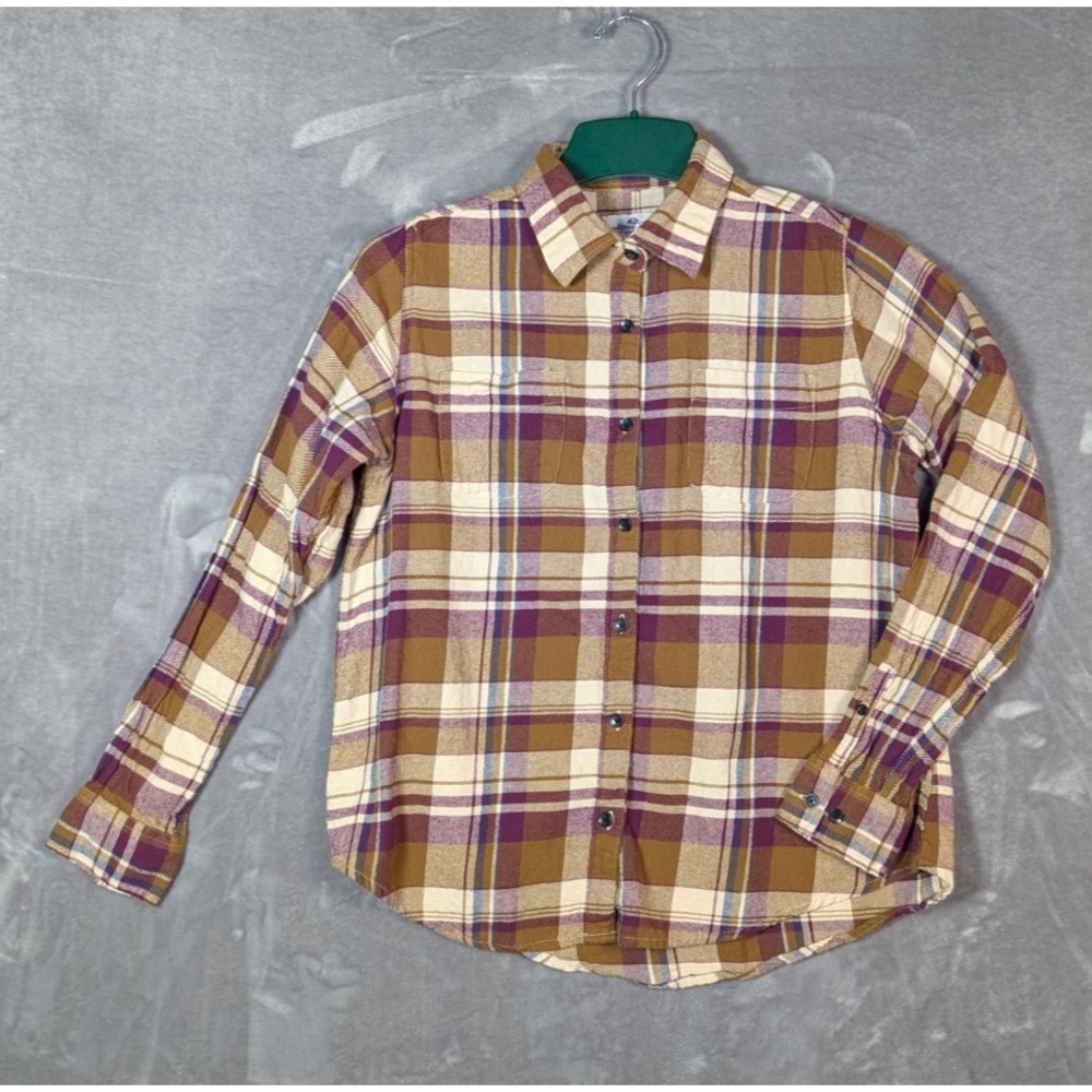 Women's Alpine Lakes Outfitters Plaid 100% Cotton Flannel Shirt - L - Gorpcore